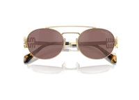 MIU MIU MU54ZS (ZVN08Z) SUNGLASSES pale gold dark grey