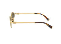 OCCHIALI DA SOLE MIU MIU MU 56ZS (5AK09Z) in metallo color oro e lenti marroni