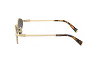 OCCHIALI DA SOLE MIU MIU MU 56ZS (ZVN5S0) in metallo color oro e lenti grigie