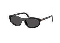 OCCHIALI DA SOLE MIU MIU MU A06S (16K08Z) in acetato nero e lenti grigie