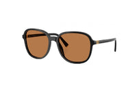 OCCHIALI DA SOLE MIU MIU MU B01S (16K90Q) in acetato nero e lenti marrone