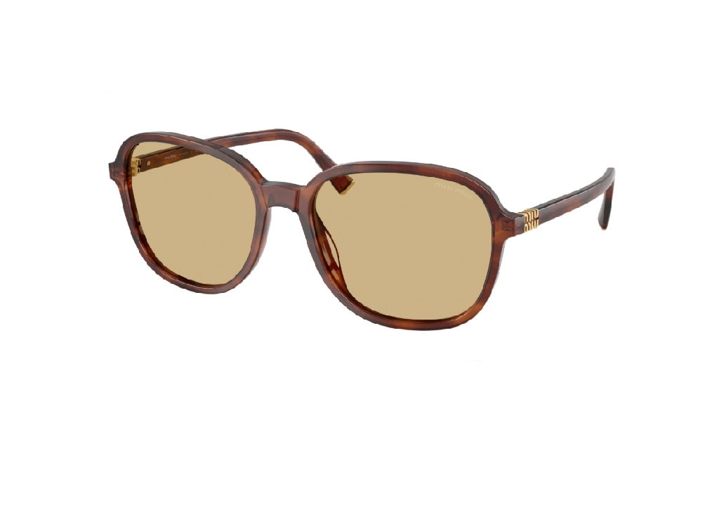 SUNGLASSES MIU MIU MU B01S (26E10R) yellow havana acetate