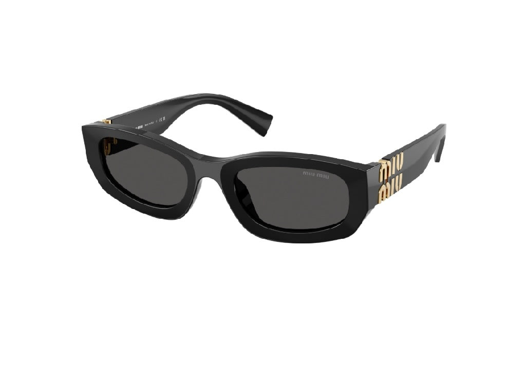 Sonnenbrille Miu Miu MU B04S (16K08Z) schwarzes Acetat