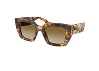 MIU MIU Sonnenbrille MU B05S (14L20U) Havanna-Acetat und braune Verlaufsgläser