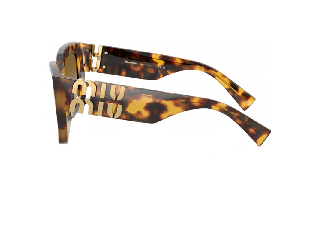 MIU MIU Sonnenbrille MU B05S (14L20U) Havanna-Acetat und braune Verlaufsgläser