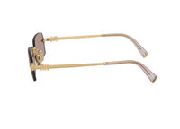 MIU MIU MU B50S (5AK20I) SUNGLASSES in purple gold metal