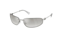 MIU MIU MUA50S (1BC8H1) SUNGLASSES silver with mirrored gradient lenses