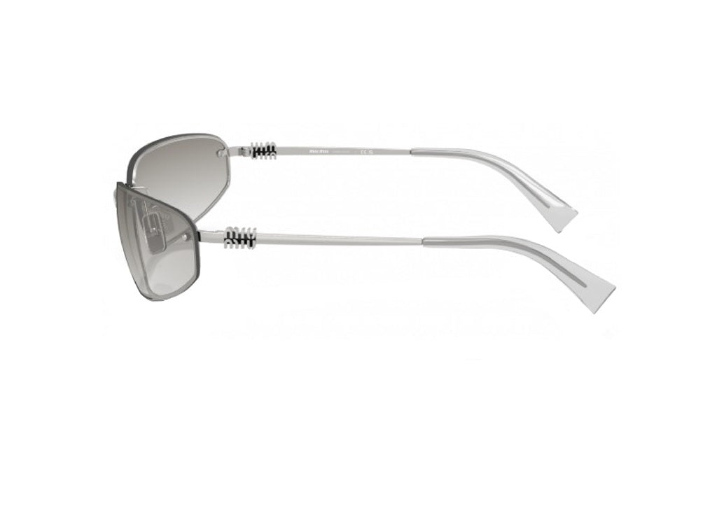 MIU MIU MUA50S (1BC8H1) SUNGLASSES silver with mirrored gradient lenses