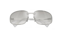 MIU MIU MUA50S (1BC8H1) SUNGLASSES silver with mirrored gradient lenses