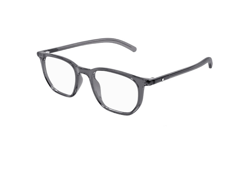 MONTBLANC MB0349O (003) montatura da vista unisex in acetato grigio