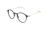 MONTBLANC MB0357O (001) unisex black aluminum optical frame