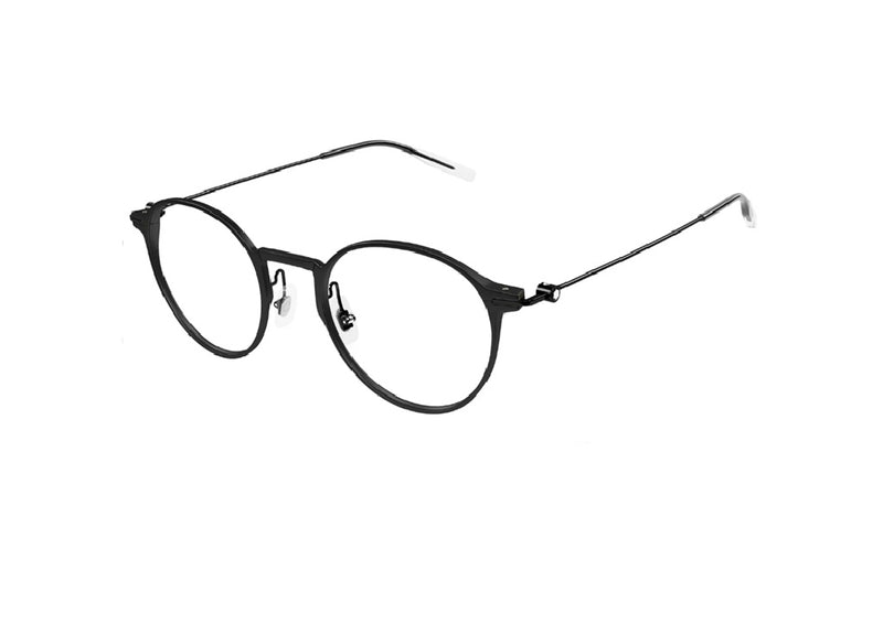 MONTBLANC MB0357O (002) unisex black aluminum optical frame