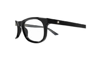 MONTBLANC MB0385O (006) Unisex-Brillenfassung aus schwarzem Acetat