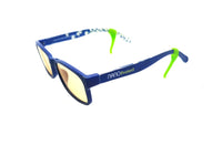 NANOVISTA PRO-GAMER NPO10144 (6-8 anni) occhiali blue block per ragazzi, retangolari color blu