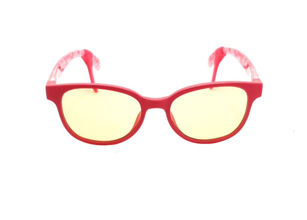 NANOVISTA PRO-GAMER NPO10244 (6-10 Jahre) Blaulichtfilterbrille für Jungen, rechteckig, rosa