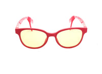 NANOVISTA PRO-GAMER NPO10244 (6-10 Jahre) Blaulichtfilterbrille für Jungen, rechteckig, rosa