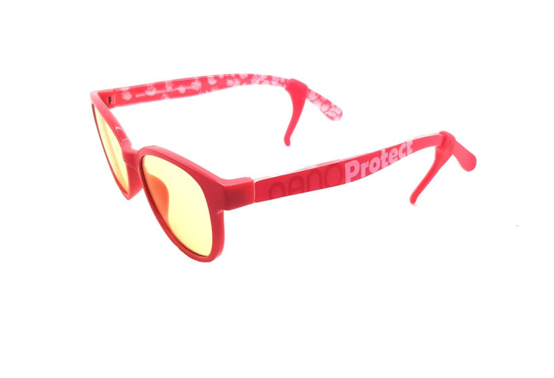 NANOVISTA PRO-GAMER NPO10244 (6-10 anni) occhiali blue block per ragazzi, rettangolari , di colore rosa