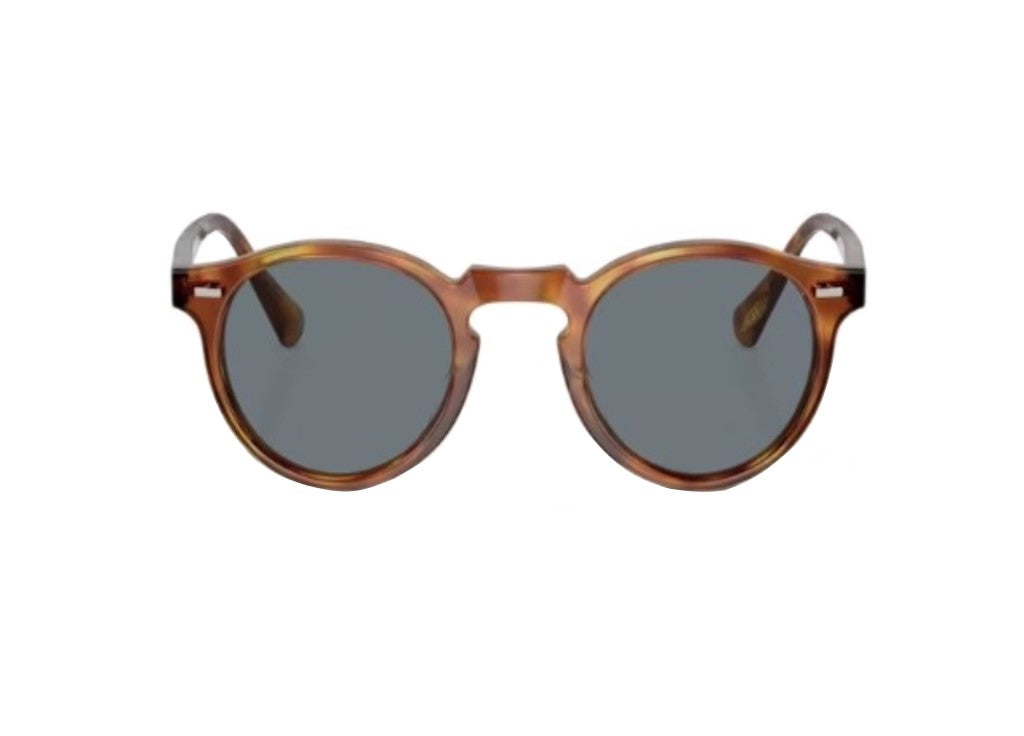 OLIVER PEOPLES GREGORY PECK SUNGLASSES OV5217S 1483R8 Semi-Matte LBR Indigo Photochromic