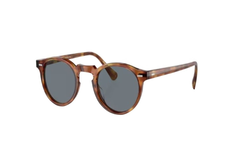 OLIVER PEOPLES GREGORY PECK SUNGLASSES OV5217S 1483R8 Semi-Matte LBR Indigo Photochromic