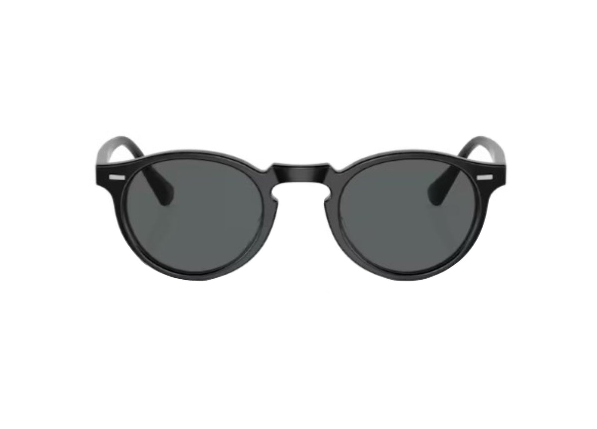 OLIVER PEOPLES GREGORY PECK SUNGLASSES OV5217S 1031P2 Semi-Matte Black Crystal Midnight Express Polarized