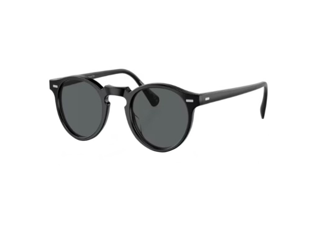 OLIVER PEOPLES GREGORY PECK SUNGLASSES OV5217S 1031P2 Semi-Matte Black Crystal Midnight Express Polarized