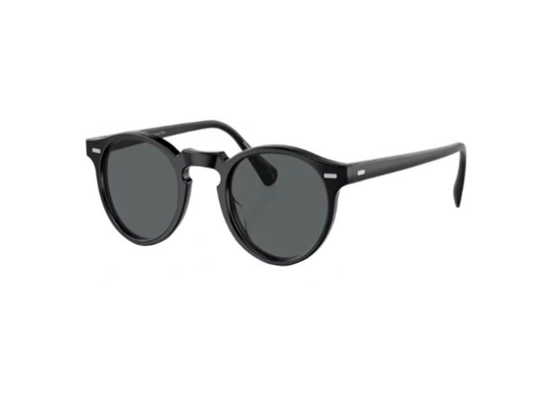 OLIVER PEOPLES GREGORY PECK SUNGLASSES OV5217S 1031P2 Semi-Matte Black Crystal Midnight Express Polarized