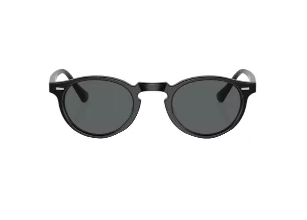 OLIVER PEOPLES GREGORY PECK SUNGLASSES OV5217S 1031P2 Semi-Matte Black Crystal Midnight Express Polarized