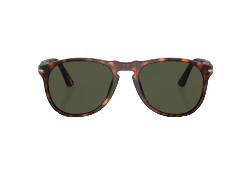 PERSOL PO9649 (24/31) Havana SUNGLASSES with gray-green lenses