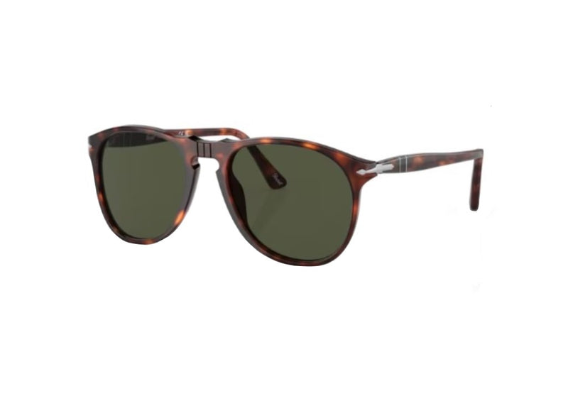 PERSOL PO9649 (24/31) Havana SUNGLASSES with gray-green lenses