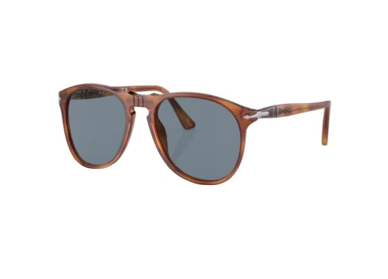 PERSOL PO9649 (96/56) Havana Blue SUNGLASSES