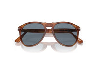 PERSOL PO9649 (96/56) Havana Blue SUNGLASSES