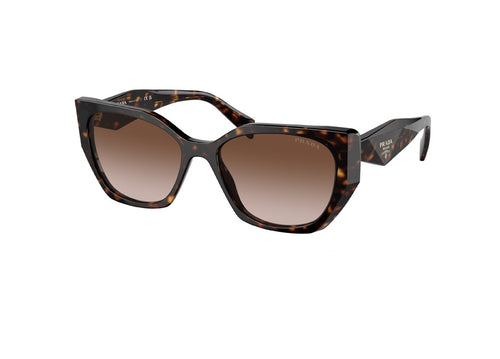 PRADA PR19ZS (2AU6S1) SUNGLASSES in havana with brown gradient lenses