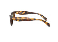OCCHIALI DA SOLE PRADA PRC07S (14L09Z) in acetato havana e lenti marroni
