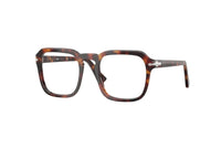 PERSOL PO3390V (24) montatura da vista unisex in acetato havana