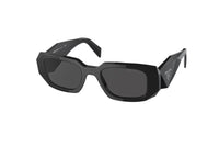 PRADA PR17WS (1AB5S0) SUNGLASSES black acetate with gray lenses