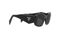 PRADA PR17WS (1AB5S0) SUNGLASSES black acetate with gray lenses