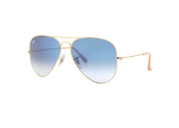 OCCHIALI DA SOLE RAY-BAN AVIATOR 3025 001/3F Oro Blu 58 mm