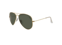 OCCHIALI DA SOLE RAY-BAN AVIATOR 3025 (001) Oro con lenti verdi XL 62mm
