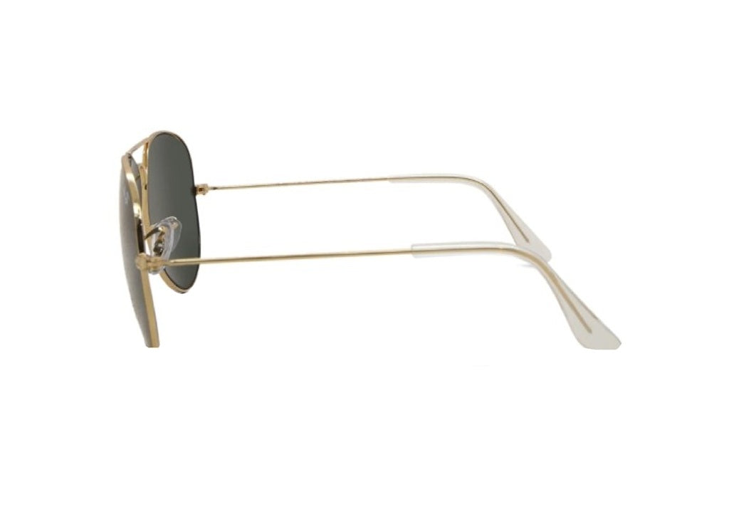 OCCHIALI DA SOLE RAY-BAN AVIATOR 3025 (001) Oro con lenti verdi XL 62mm