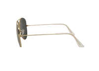 OCCHIALI DA SOLE RAY-BAN AVIATOR 3025 (001) Oro con lenti verdi XL 62mm