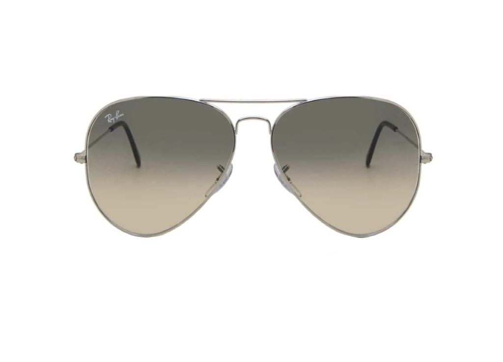 OCCHIALI DA SOLE RAY-BAN AVIATOR 3025 (003/32) grigio sfumato argento 55mm