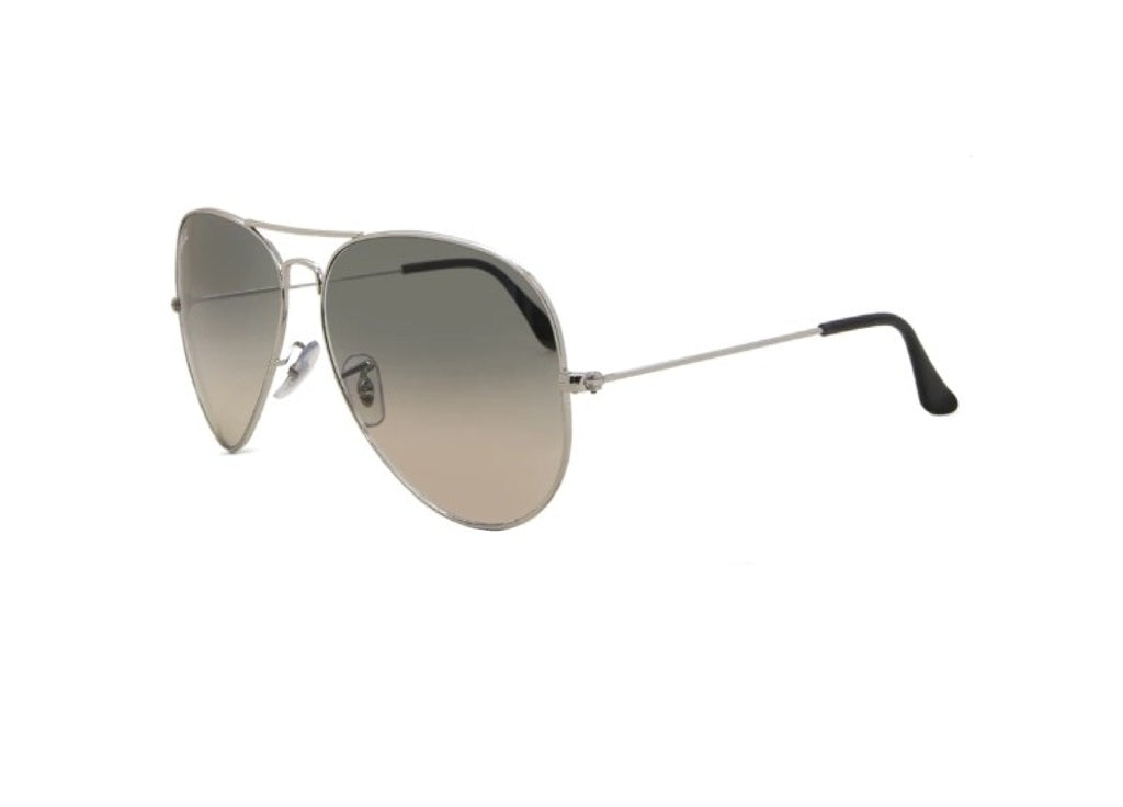 OCCHIALI DA SOLE RAY-BAN AVIATOR 3025 (003/32) grigio sfumato argento 55mm