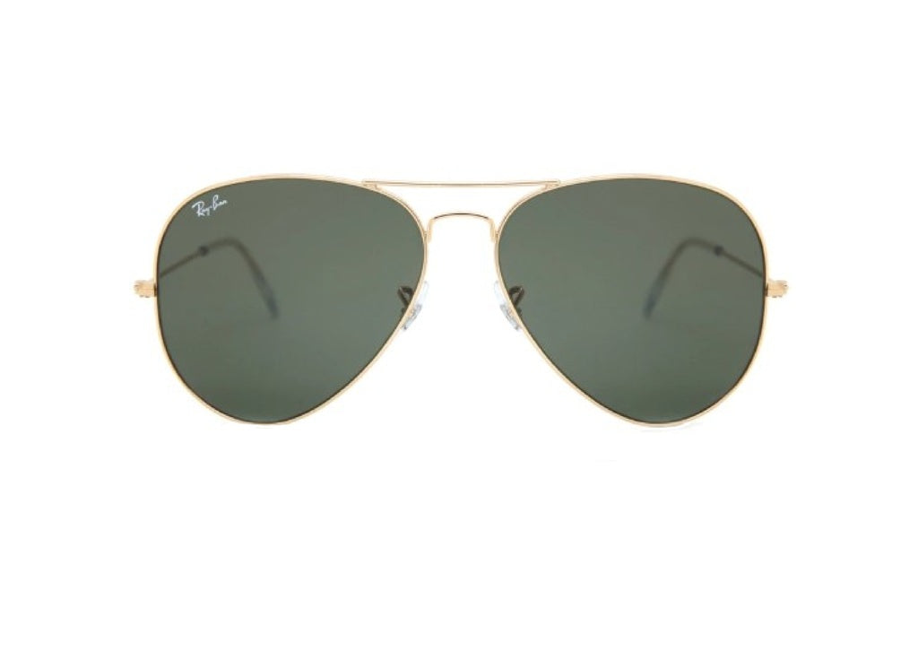 RAY-BAN AVIATOR 3025 (L0205) SUNGLASSES gold with green lenses