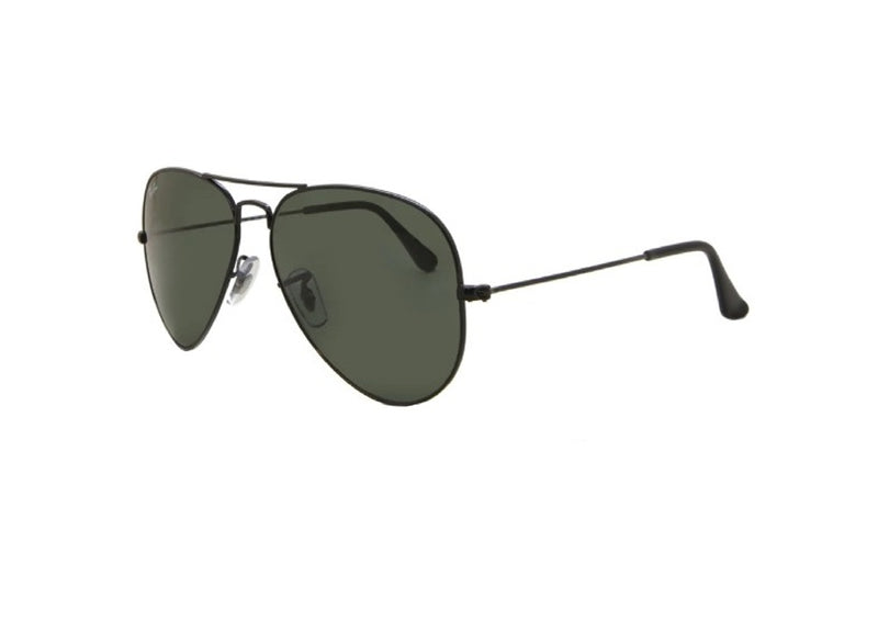 OCCHIALI DA SOLE RAY-BAN AVIATOR 3025 (L2823) nero con lenti verdi
