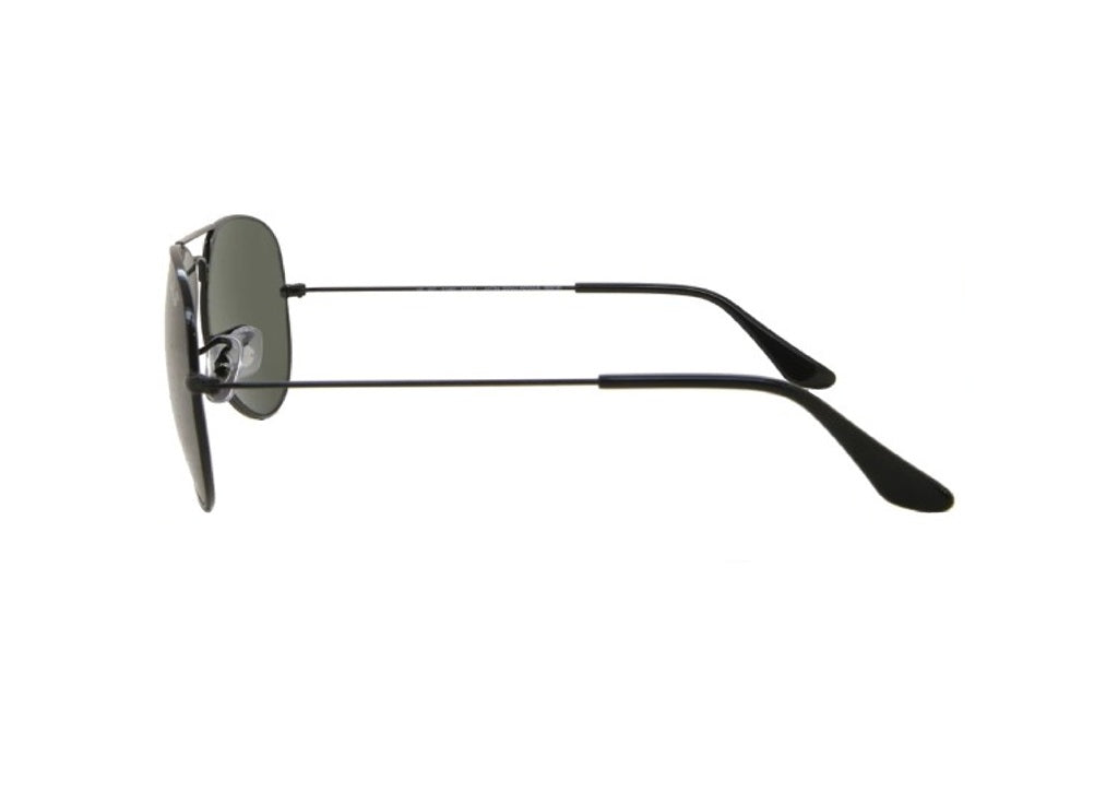 OCCHIALI DA SOLE RAY-BAN AVIATOR 3025 (L2823) nero con lenti verdi