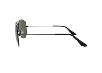 OCCHIALI DA SOLE RAY-BAN AVIATOR 3025 (L2823) nero con lenti verdi