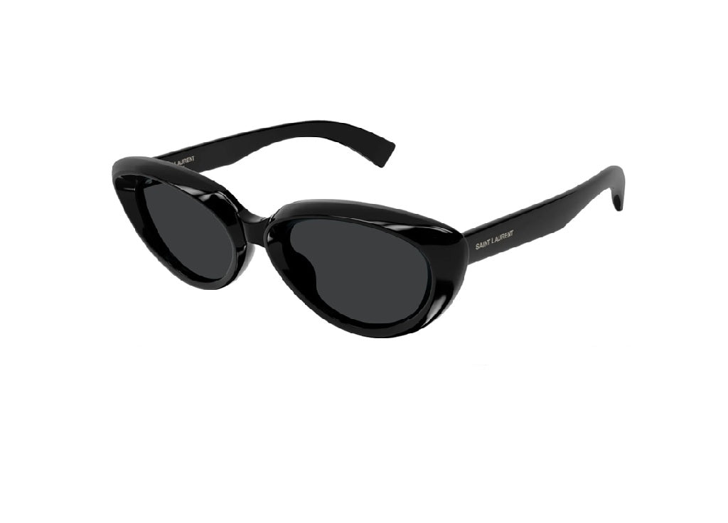 SAINT LAURENT SL 859 (001) black acetate sunglasses with black lenses