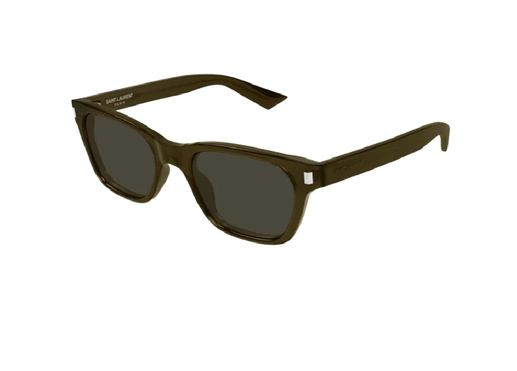 OCCHIALI DA SOLE SAINT LAURENT SL 874 (004) acetato marrone con lenti grigie