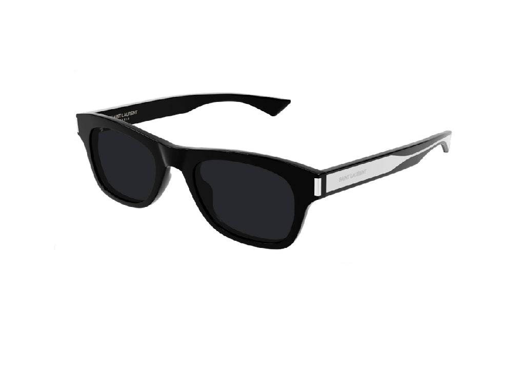 OCCHIALI DA SOLE SAINT LAURENT SL 877 (001) acetato nero con lenti nere