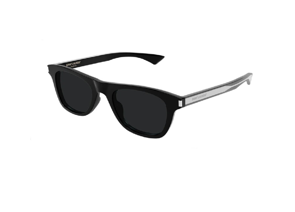 OCCHIALI DA SOLE SAINT LAURENT SL 879 (001) acetato nero con lenti nere